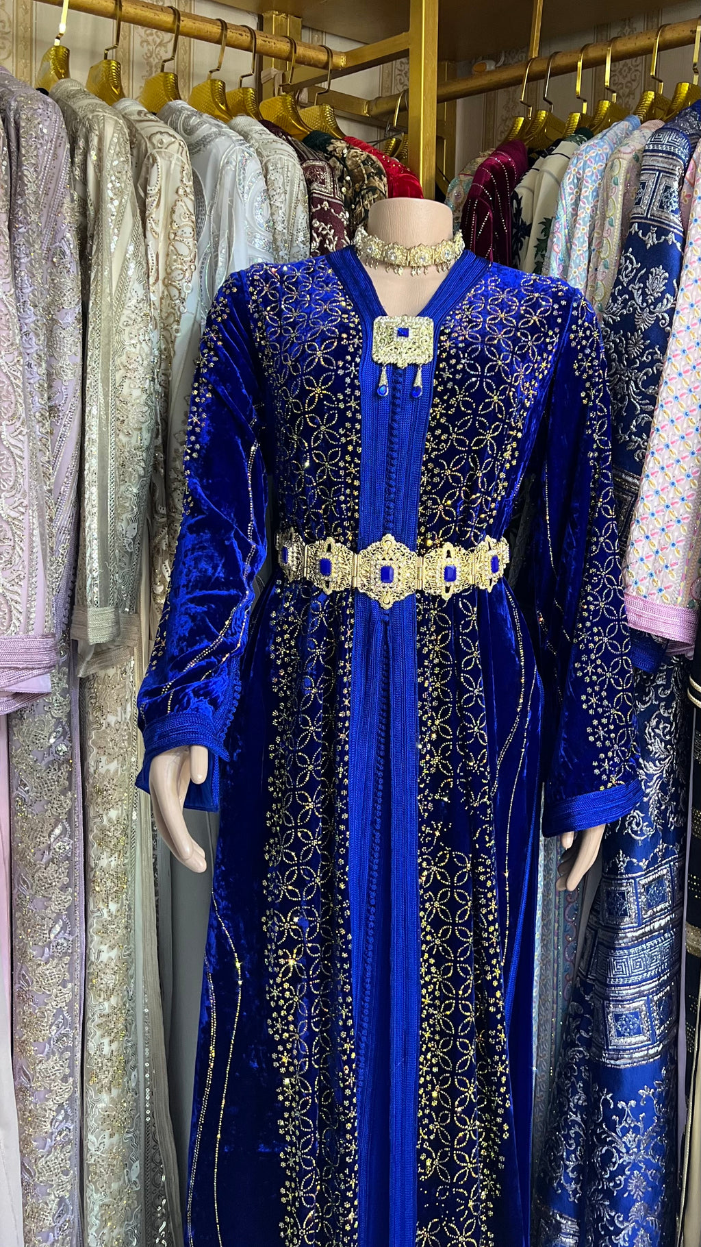 Caftan en velours