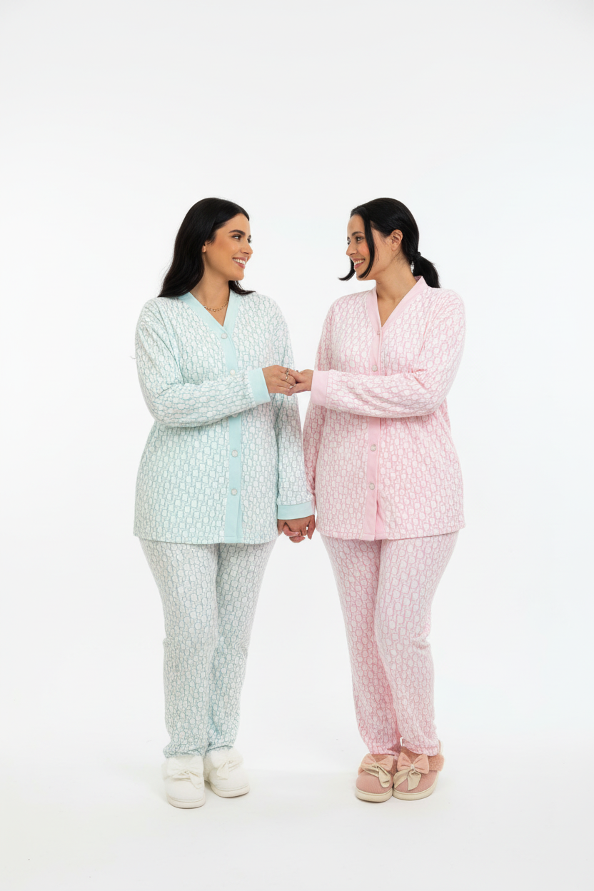 فتاتين - تفاعل ودي