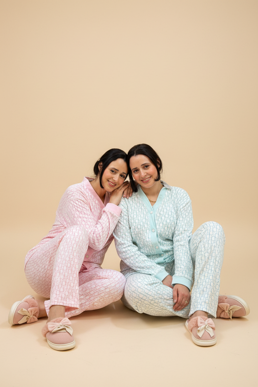 فتاتين - جلوس مريح